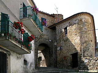 Monte Amiata v Toskánsku (Itálie)