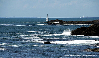 Quiberón v Bretani (Francie)