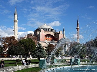 Hagia Sofia v Istanbulu (Turecko)
