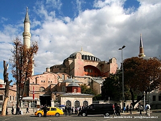 Chrám Hagia Sophia v Istanbulu (Turecko)
