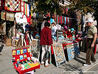 Čtvrť Sultanahmet v historickém centru Istanbulu (Turecko)