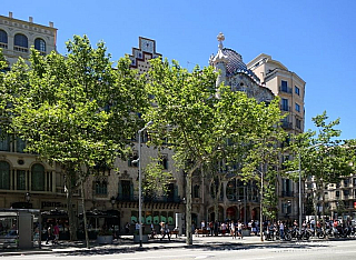 Casa Batlló v Barceloně (Španělsko)