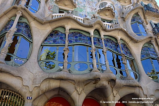 Casa Batlló v Barceloně (Španělsko)