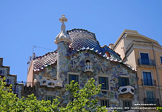 Casa Batlló v Barceloně (Španělsko)