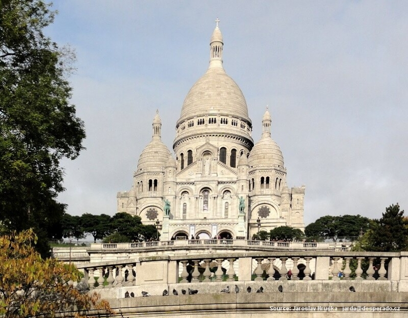 Bazilika Sacré-Cœur v Paříži (Francie)