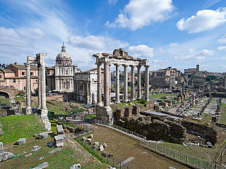 Forum Romanum v Římě (Itálie)