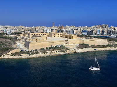 Manoel Island a pevnost Manoel Fort (Malta)