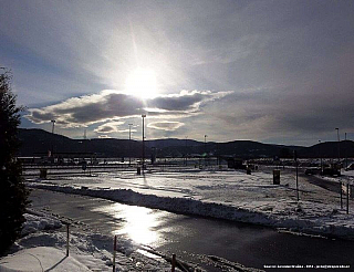 Sníh v Chorvatskou - cestou do Splitu (Chorvatsko)