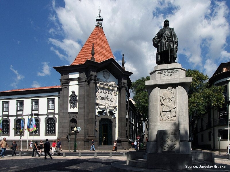 Centrum Funchalu (ostrov Madeira - Portugalsko)