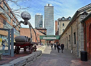 The Distillery District v Torontu (Kanada)