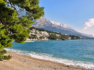 Oblíbené letovisko Brela v Chorvatsku
