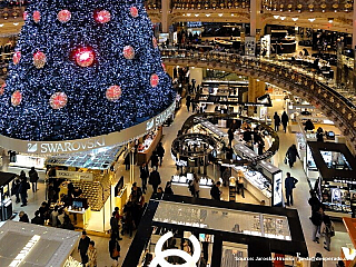 Nákupní galerie Lafayette v Paříži