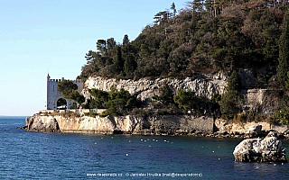 Zámek Il Castello di Miramare v Trieste (Itálie)