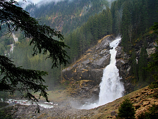 Krimmelské vodopády ve Vysokých Taurech
