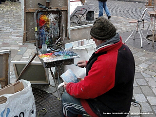 Čtvrť Montmartre v Paříži