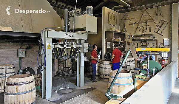 Vinařství Bodegas Muga v Haro (La Rioja - Španělsko)