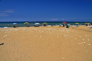 Ramla Bay  na ostrově Gozo (Malta)