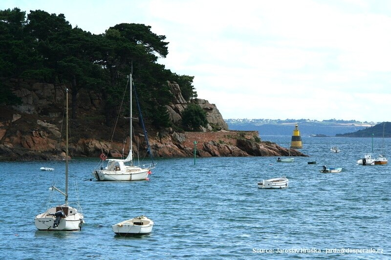 Île de-Bréhat v Bretani (Francie)