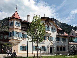 Bavorské městečko Hohenschwangau