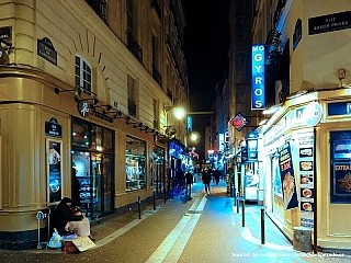 Čtvrť Saint Germain v Paříži (Francie)