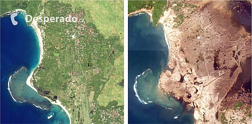 Tsunami pohledem ze satelitu