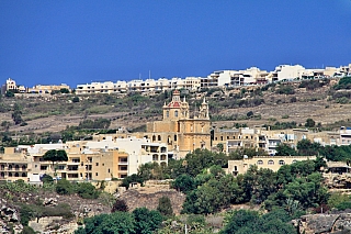 Přístavní městečko Mgarr na ostrově Gozo (Malta)