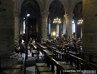 Katedrála Notre Dame v Paříži (Francie)