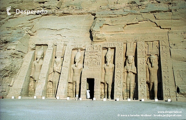 Chrám v Abu Simbel (Egypt)