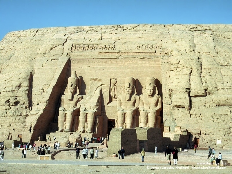 Chrám v Abu Simbel (Egypt)