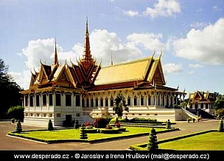Královský palác v Phnompenh (Kambodža)