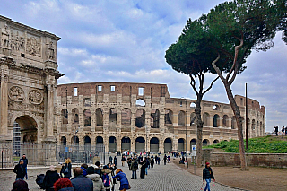 Koloseum v Římě (Itálie)