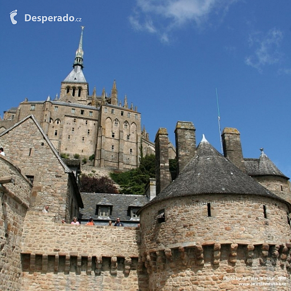 Mont-Saint-Michel v Normandii (Francie)