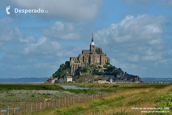 Mont-Saint-Michel v Normandii (Francie)
