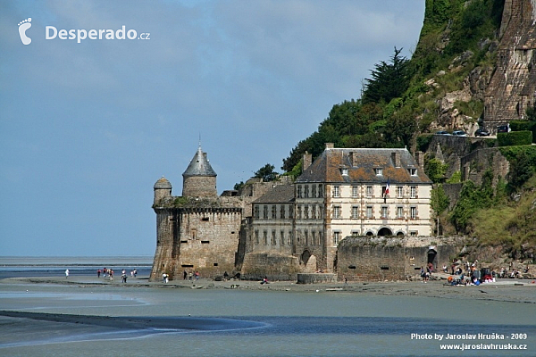 Mont-Saint-Michel v Normandii (Francie)