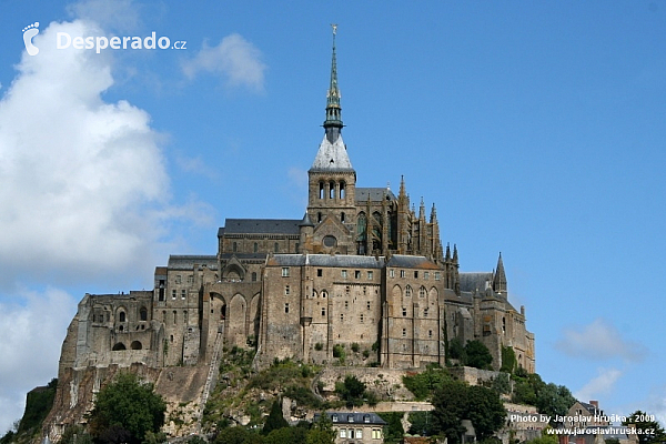 Mont-Saint-Michel v Normandii (Francie)