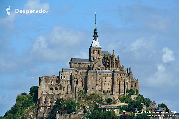 Mont-Saint-Michel v Normandii (Francie)