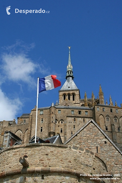 Mont-Saint-Michel v Normandii (Francie)