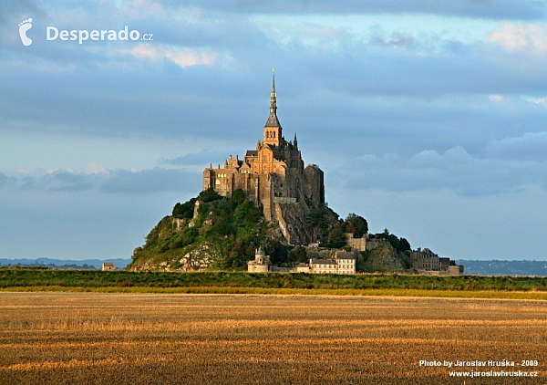 Mont-Saint-Michel v Normandii (Francie)