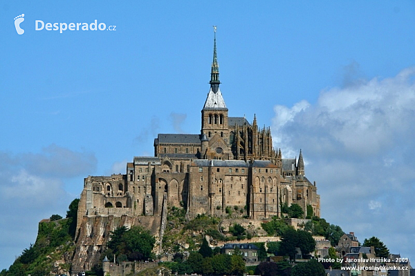 Mont-Saint-Michel v Normandii (Francie)