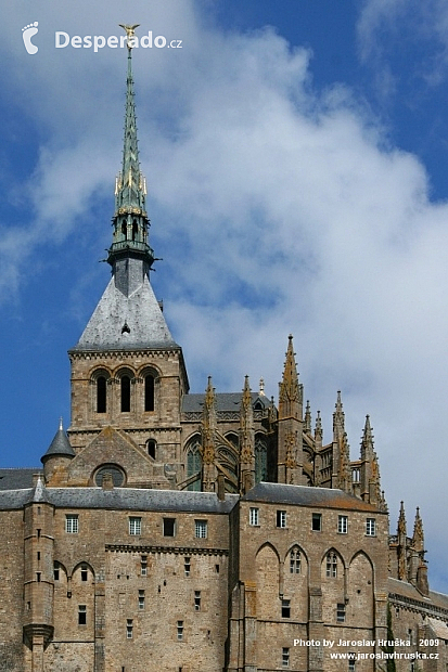 Mont-Saint-Michel v Normandii (Francie)