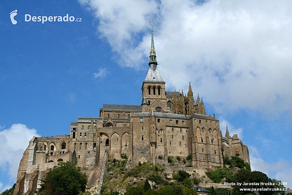 Mont-Saint-Michel v Normandii (Francie)