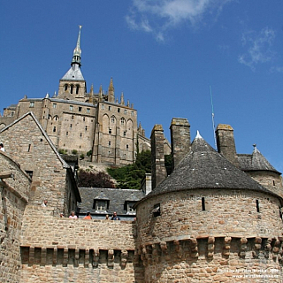 Mont-Saint-Michel v Normandii (Francie)