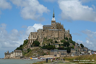 Mont-Saint-Michel v Normandii (Francie)