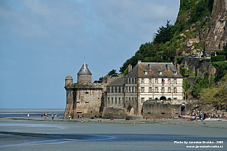 Mont-Saint-Michel v Normandii (Francie)