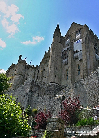 Mont-Saint-Michel v Normandii (Francie)