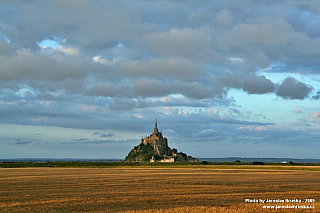 Mont-Saint-Michel v Normandii (Francie)