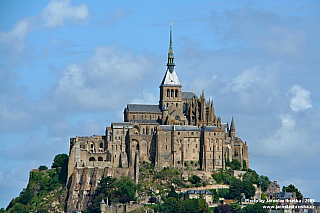 Mont-Saint-Michel v Normandii (Francie)