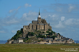 Mont-Saint-Michel v Normandii (Francie)