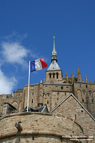 Mont-Saint-Michel v Normandii (Francie)