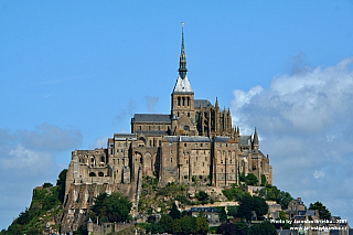 Mont-Saint-Michel v Normandii (Francie)